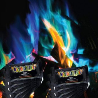 Buntes Feuer mit Mystical Fire